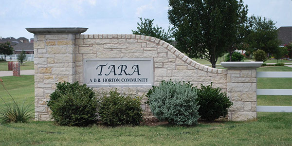 Tara subdivision Lucas Texas