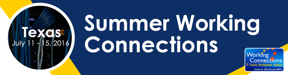 Summer Working Connections 2016