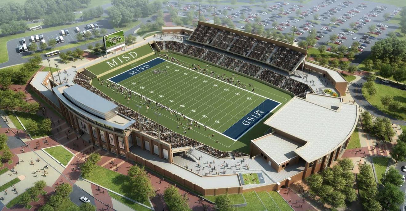 Mckinney Texas High School Football Stadium approved for about $63m