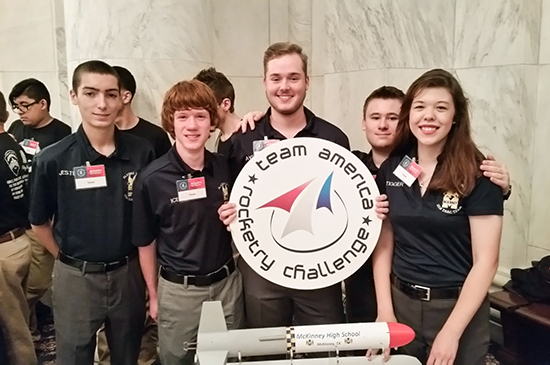 Mckinney Team America Rocketry Challenge national competition