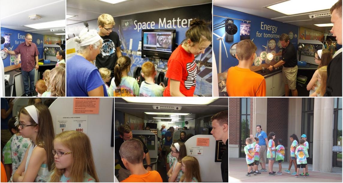 Mobile Science Exhibit at Melissa Public Library