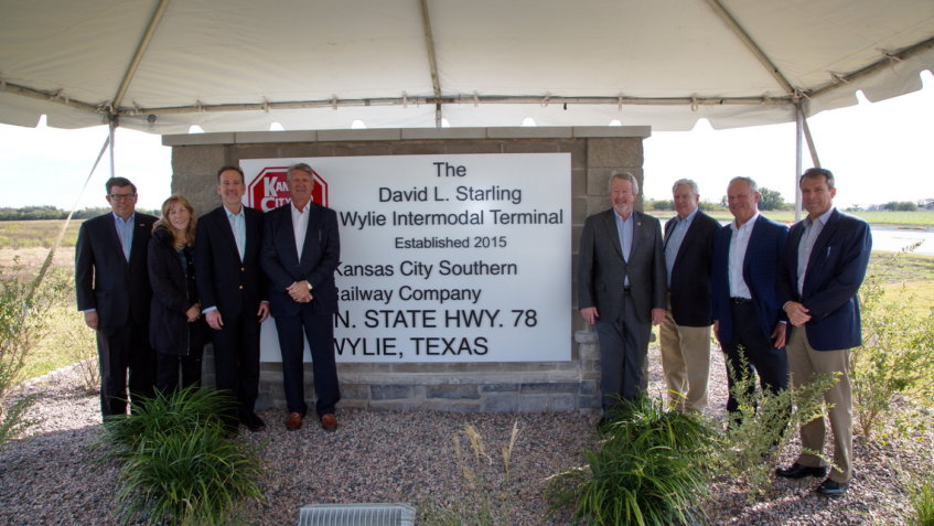 KCS renames intermodal facility in Wylie after David Starling