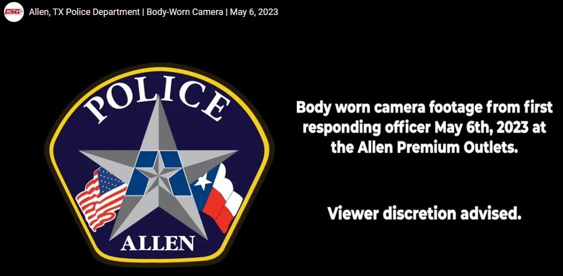 Allen Police Department releases bodyworn camera footage from May 6